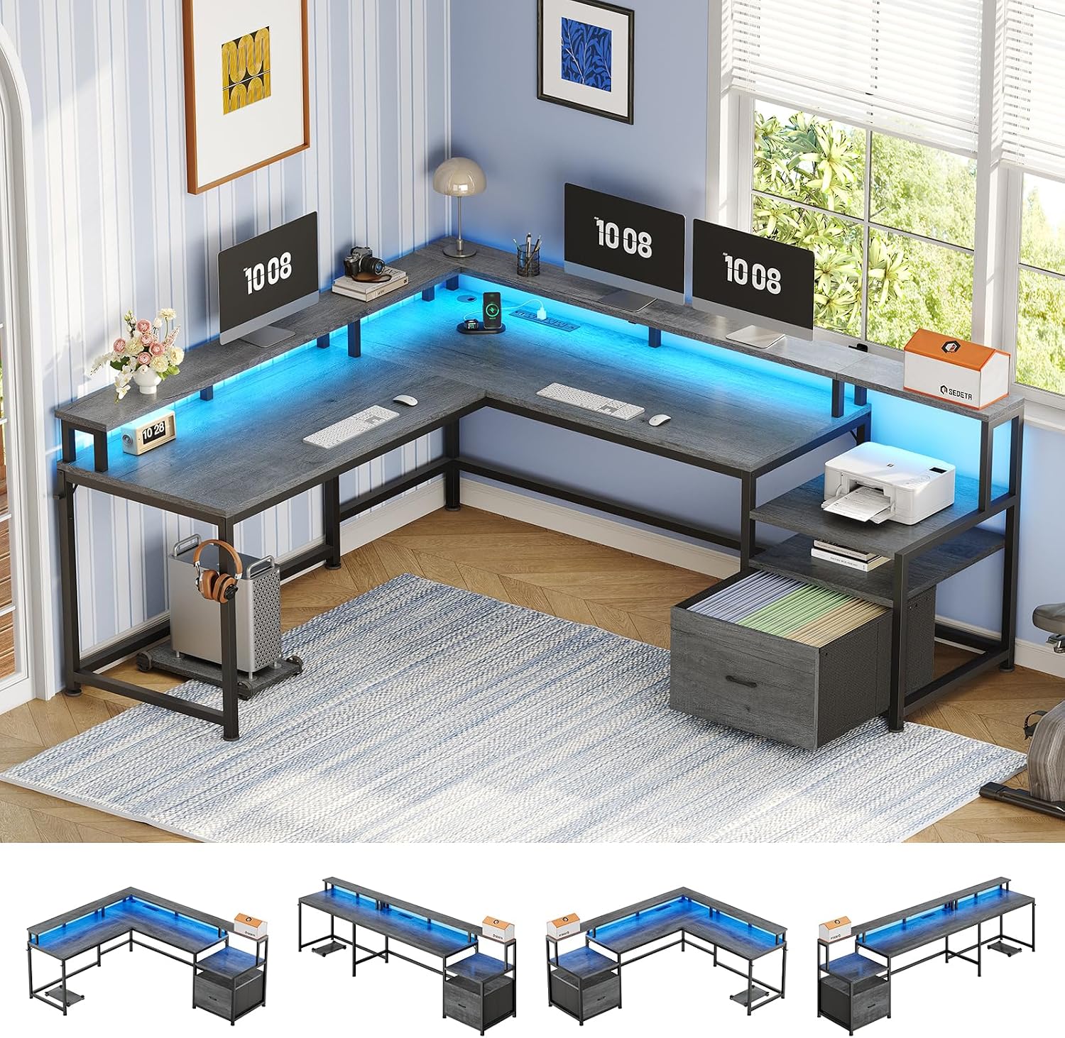 Prime Big Deal Days 2026 Desk Deals: 5 L-Shaped and Standing Desks for a Tower + Multi-Monitor Setup