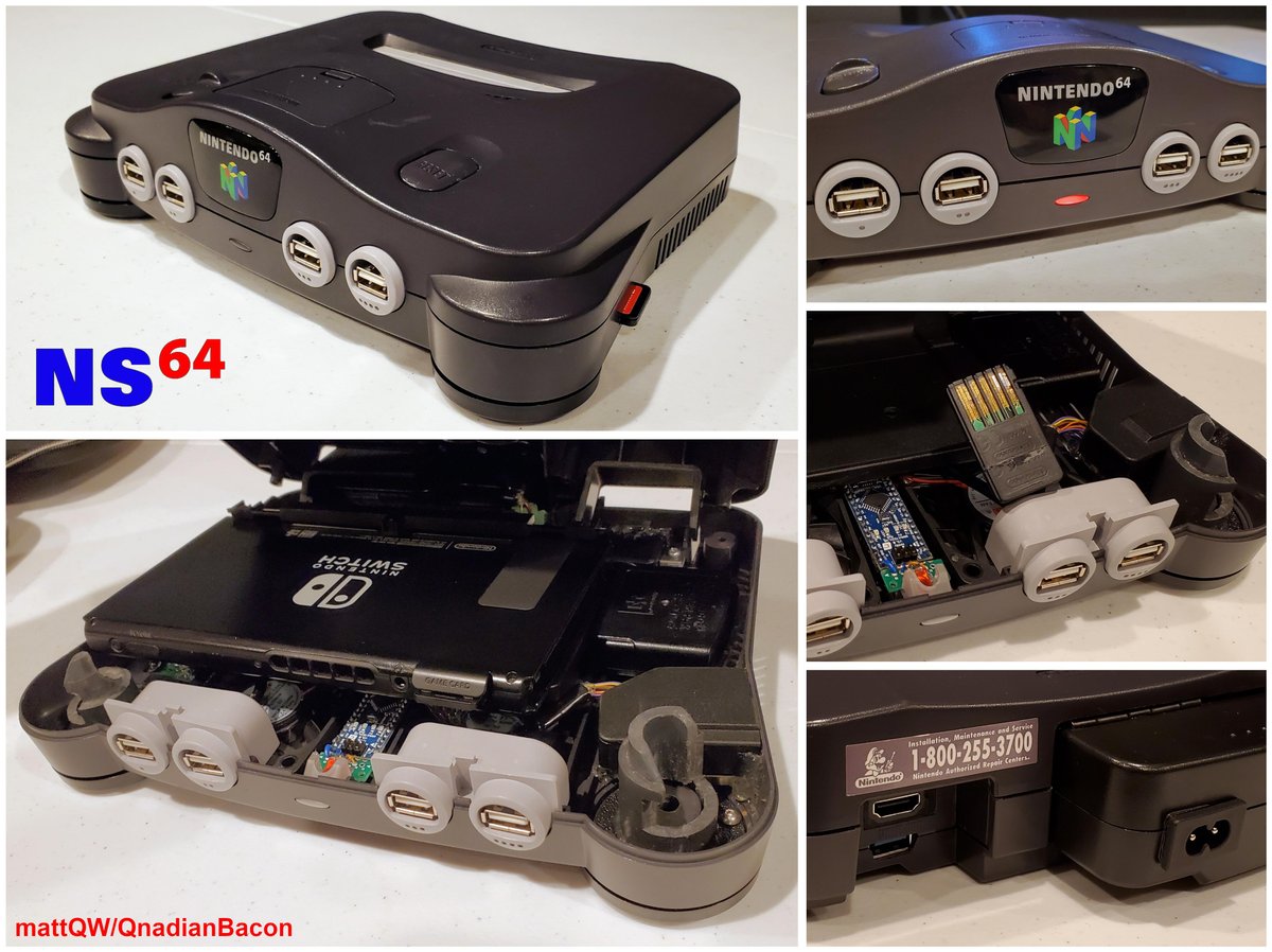 Retro N64-style Switch 2 dock holds six Game Cards
