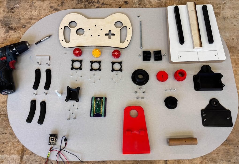Nintendo Switch Steering Wheel V2: A 3D-Printed Accessibility Controller