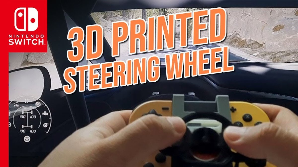 A 3D-Printed Switch Steering Wheel V2 Brings Adaptive Racing to More Players