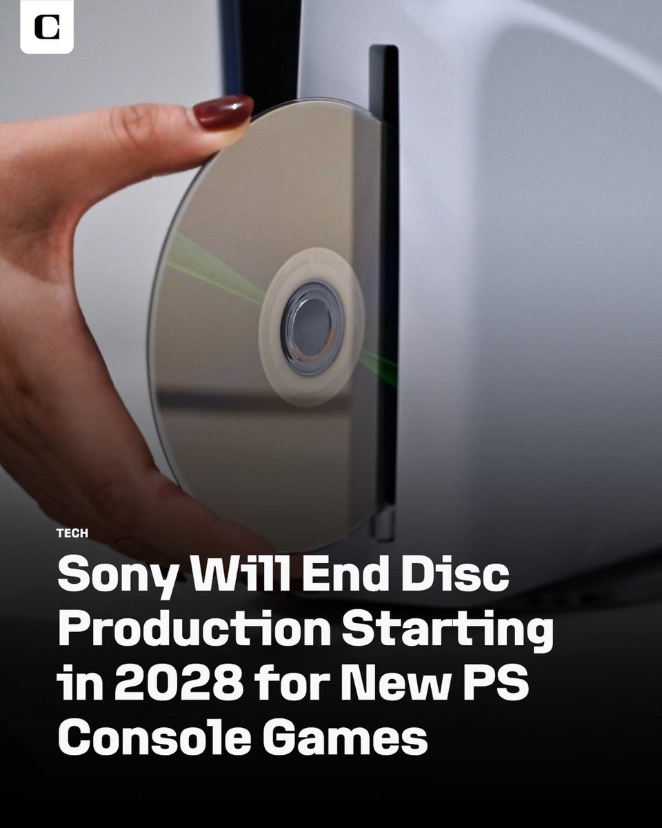 Sony Will End Physical PlayStation Disc Production in 2028