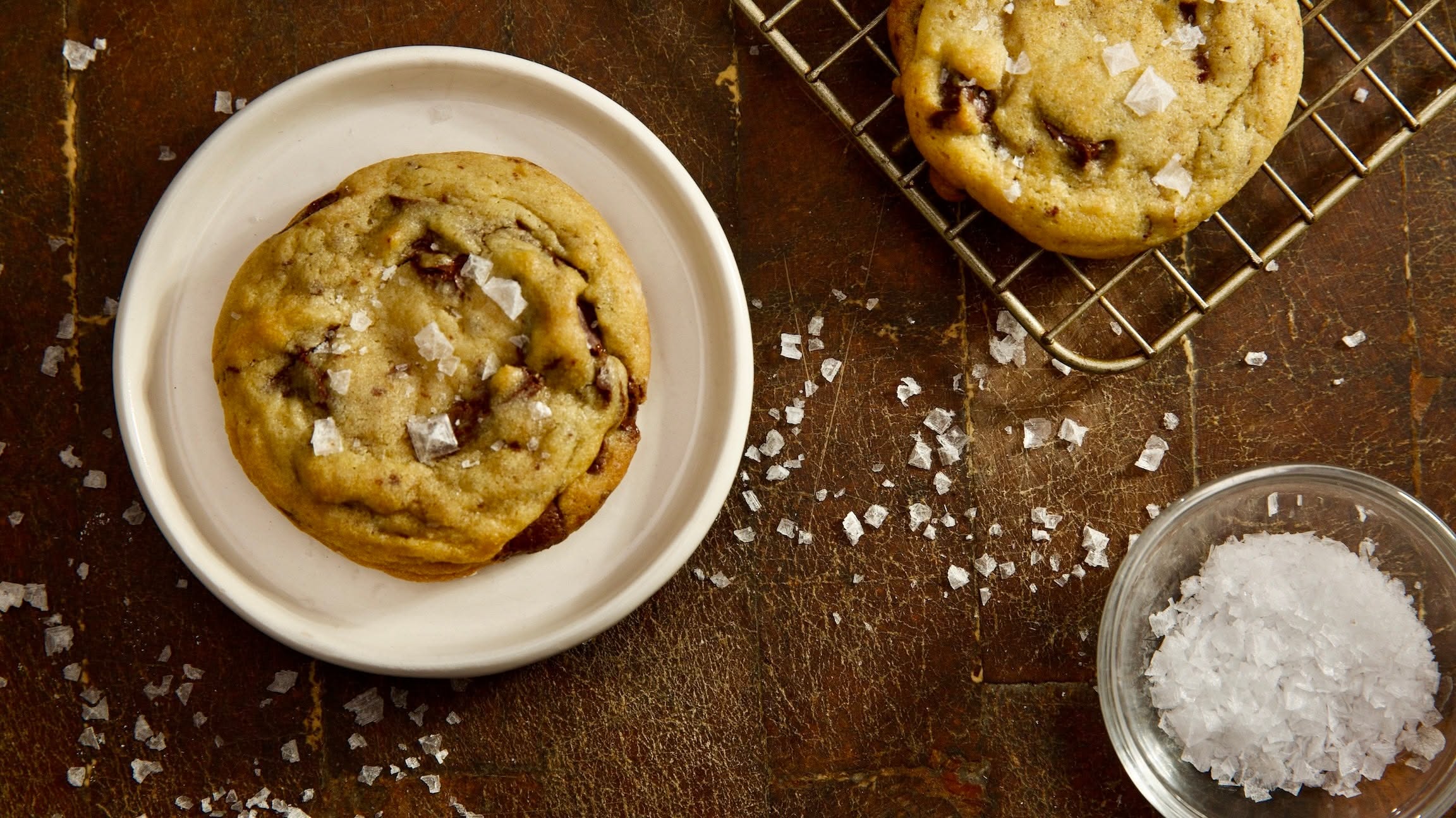 Chocolate Chip Potluck Cookies with Sea Salt
