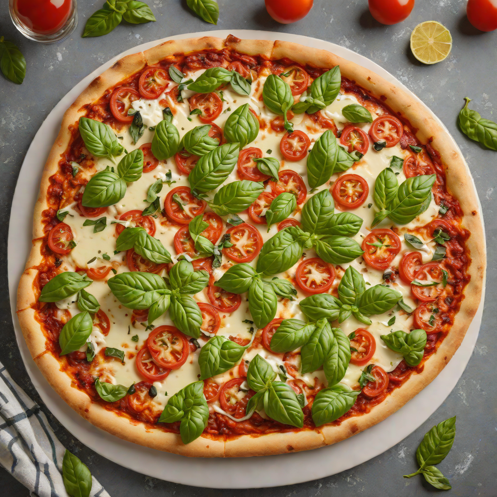 Melbourne-Inspired Margherita Pizza with Fresh Basil
