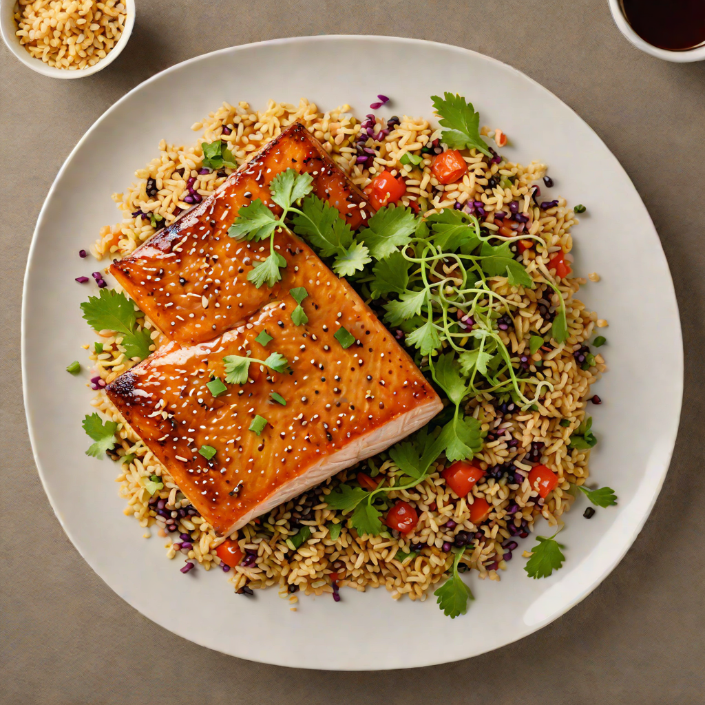 Miso-Glazed Yukon Trout with Quinoa
