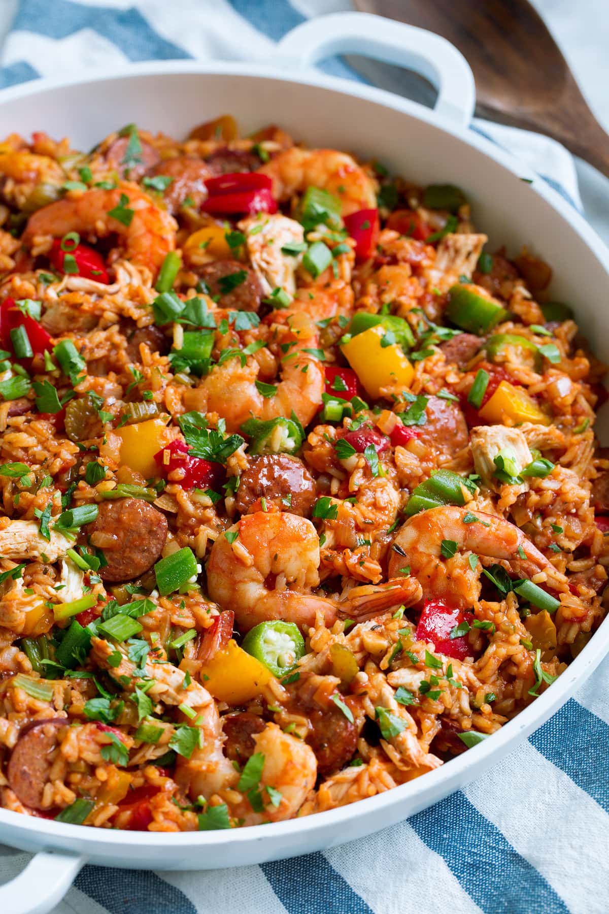 One Pot Cajun-Style Shrimp and Sausage Jambalaya