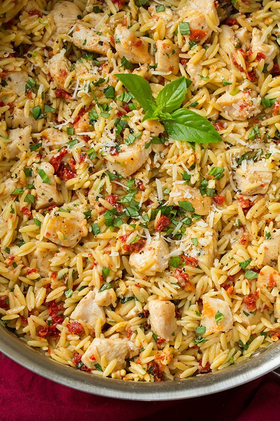 One-Pot Italian Tomato Basil Orzo