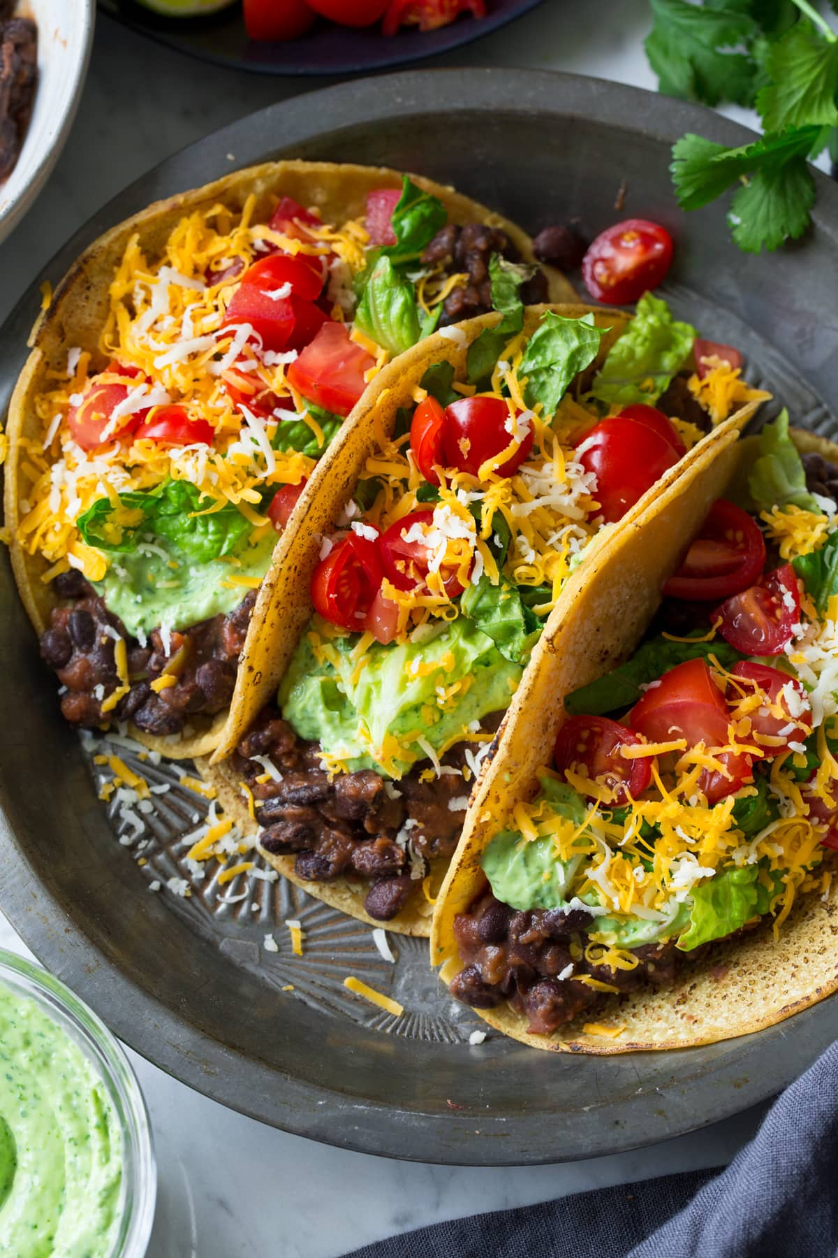 Half-Batch Spiced Mexican Black Bean Tacos