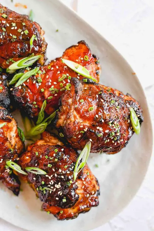 Pan-Seared Korean Spicy Chicken Thighs with Gochujang Glaze