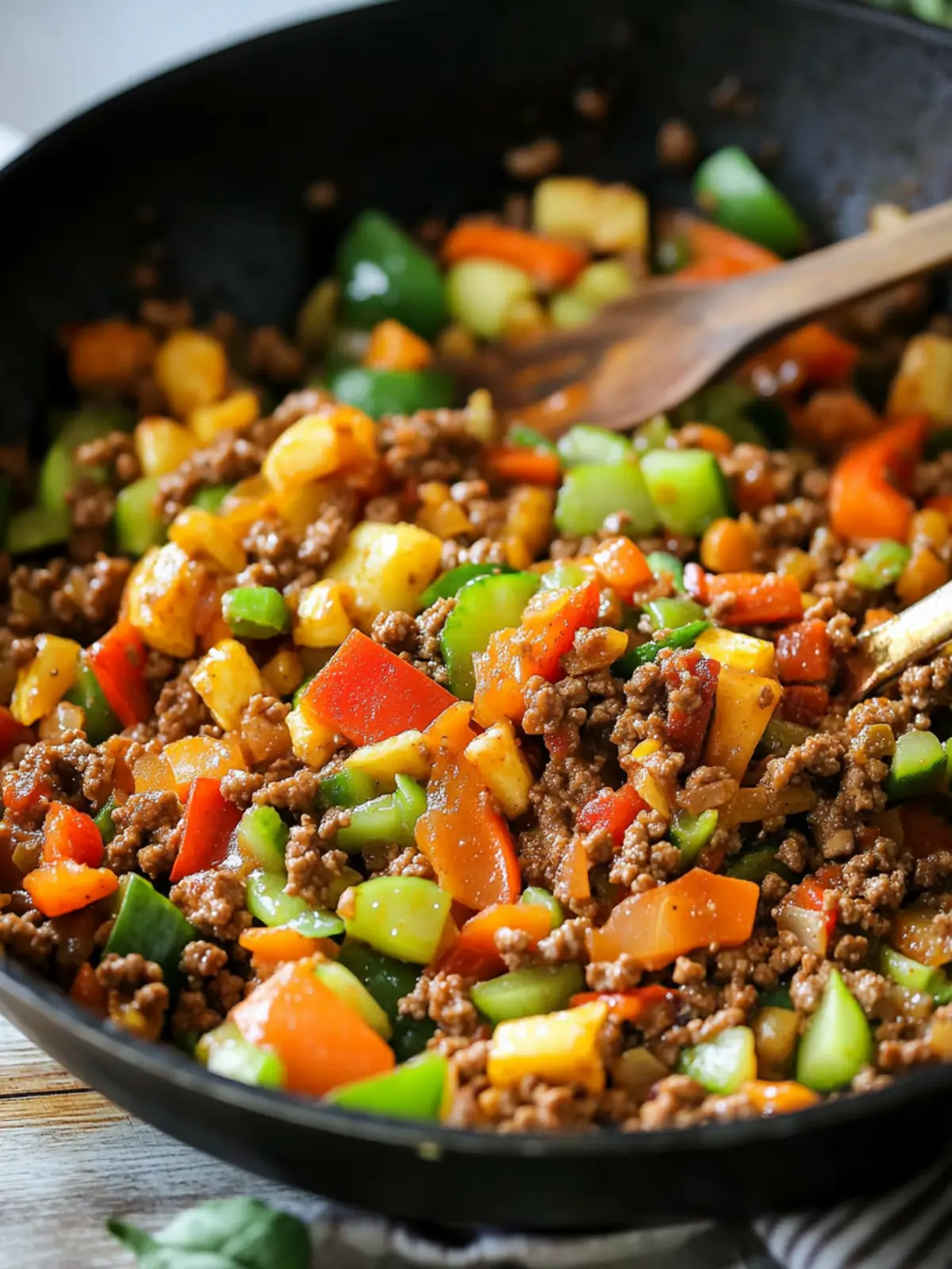 One-Pot Ground Beef and Vegetable Skillet