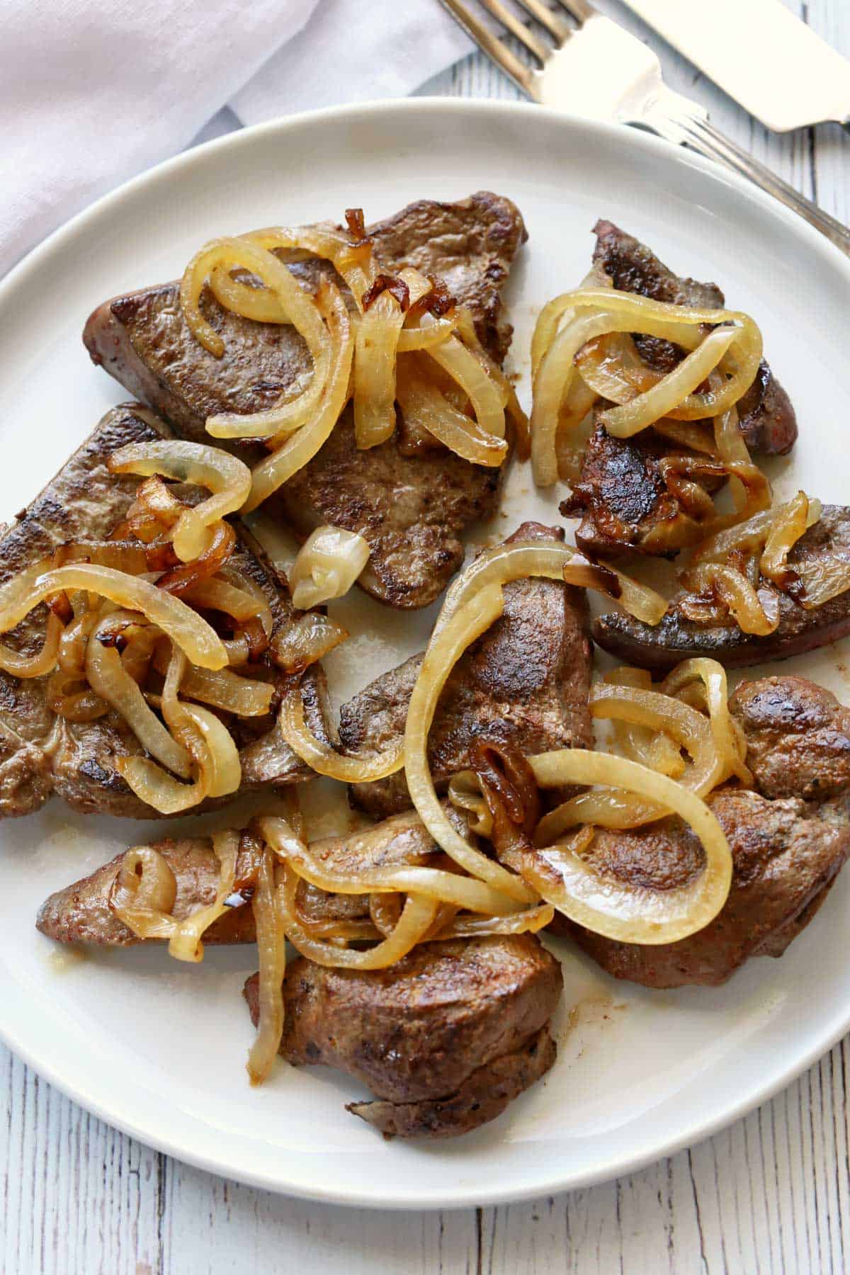 Pan-Fried Kenyan Spiced Liver with Onions