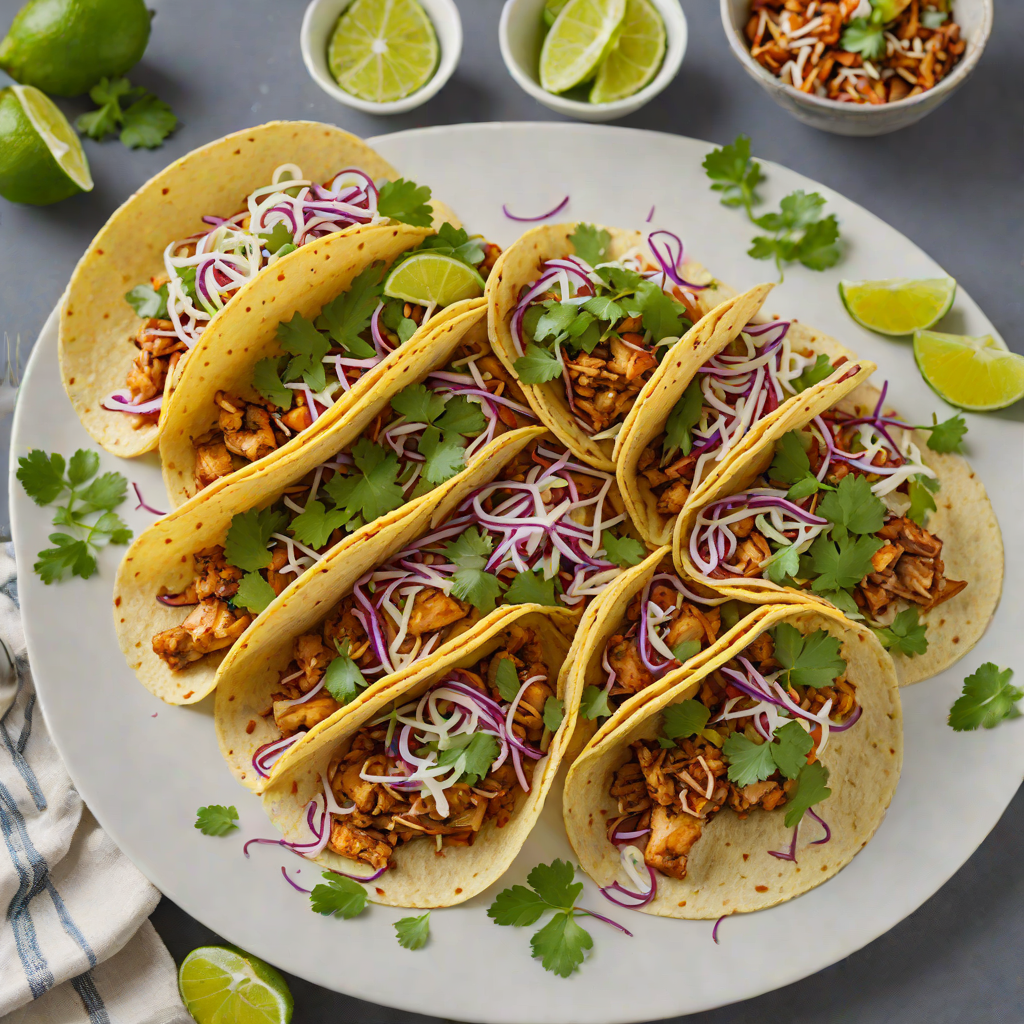 Charred Chili-Lime Chicken Tacos with Cilantro Slaw