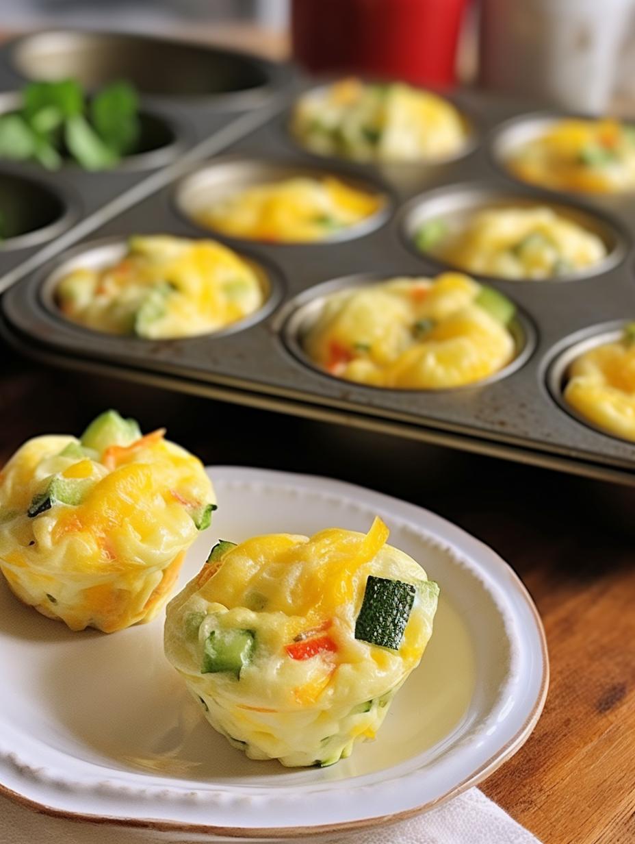 Mini Veggie Omelet Muffins