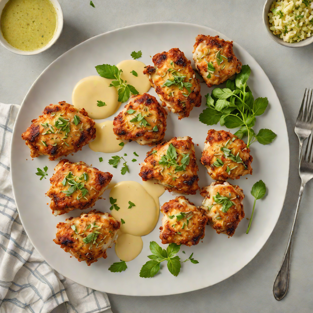 Almond Flour-Crusted Chicken Thighs with Garlic Herb Butter