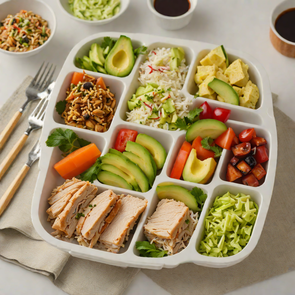 Box Lunch Inspired Turkey and Avocado Bento Box
