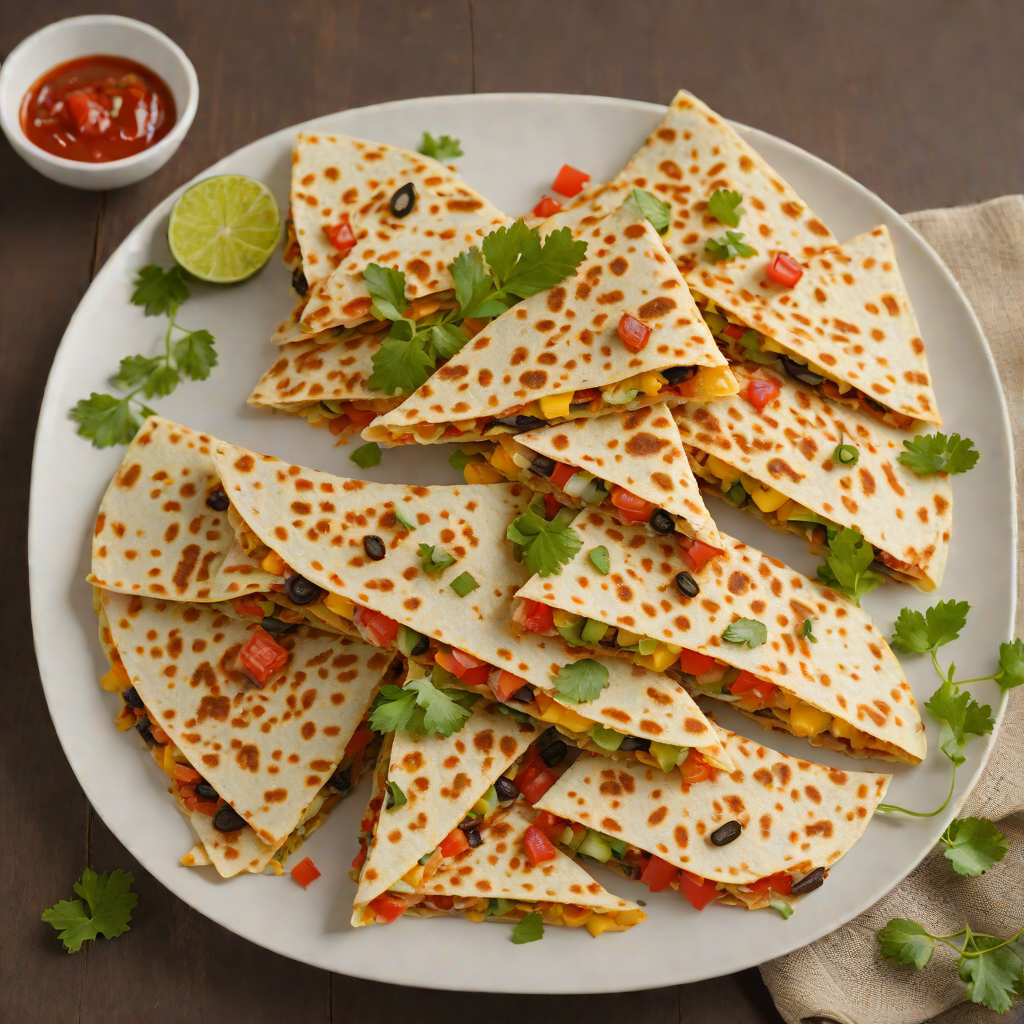 Wholesome Veggie and Cheese Quesadilla