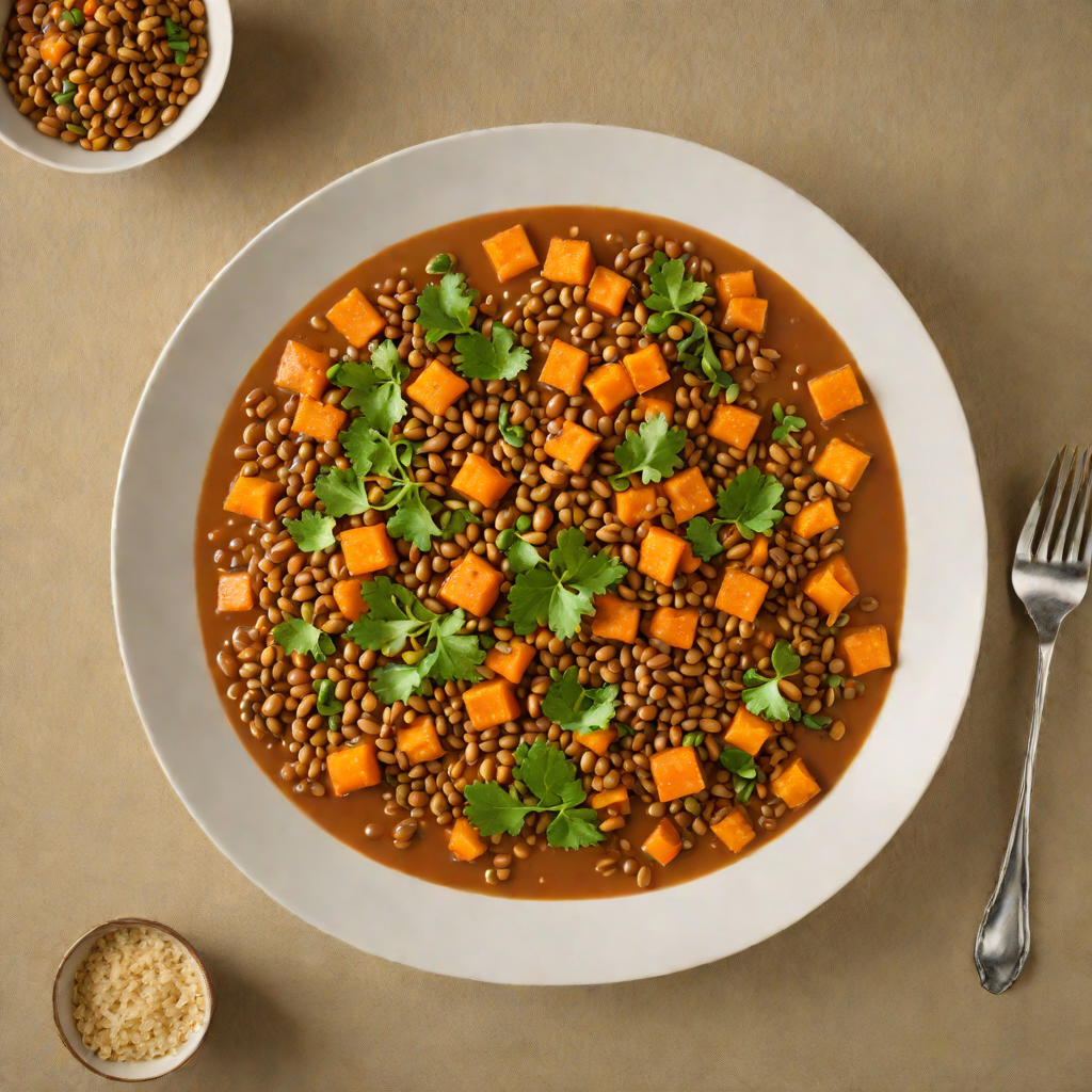 Hennepin County-Inspired Spiced Lentil and Sweet Potato Stew