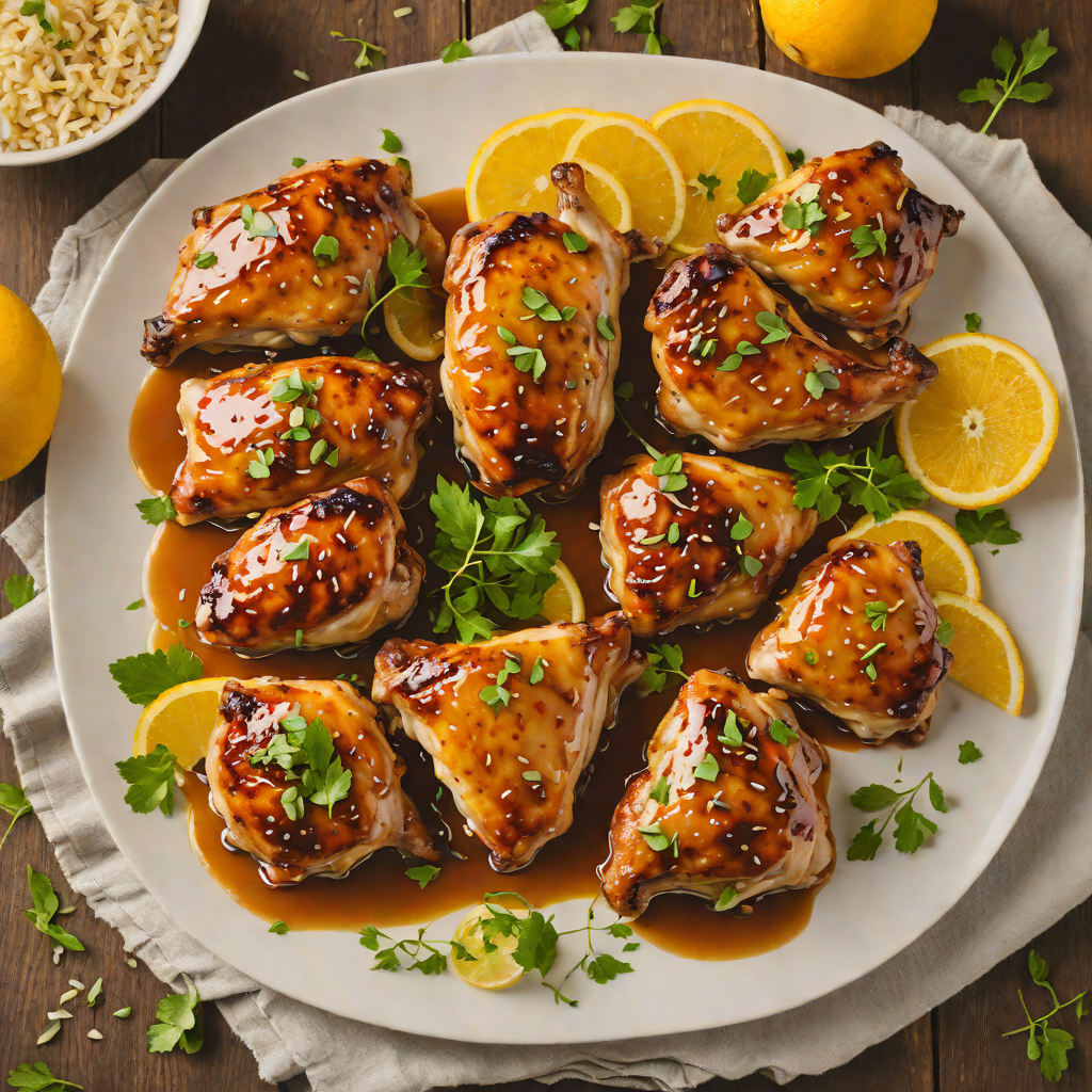Broadway-Inspired Citrus Glazed Chicken Thighs