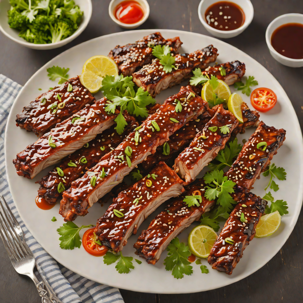 Sheet Pan Korean-Style Spicy Pork Back Ribs