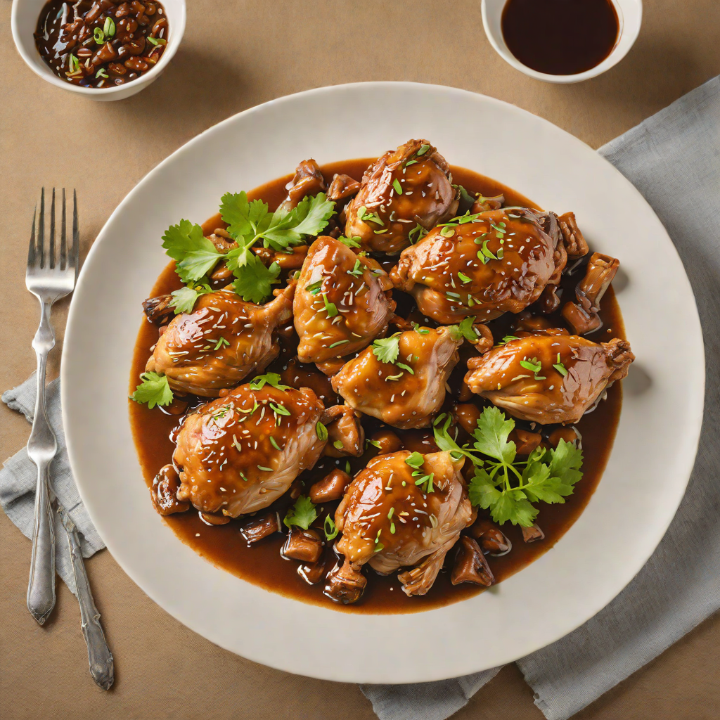 Slow-Cooked Chicken Adobo with Vinegar and Soy