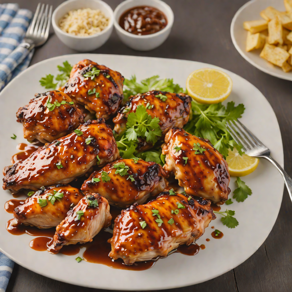 Grilled Kansas City-Style BBQ Chicken Thighs