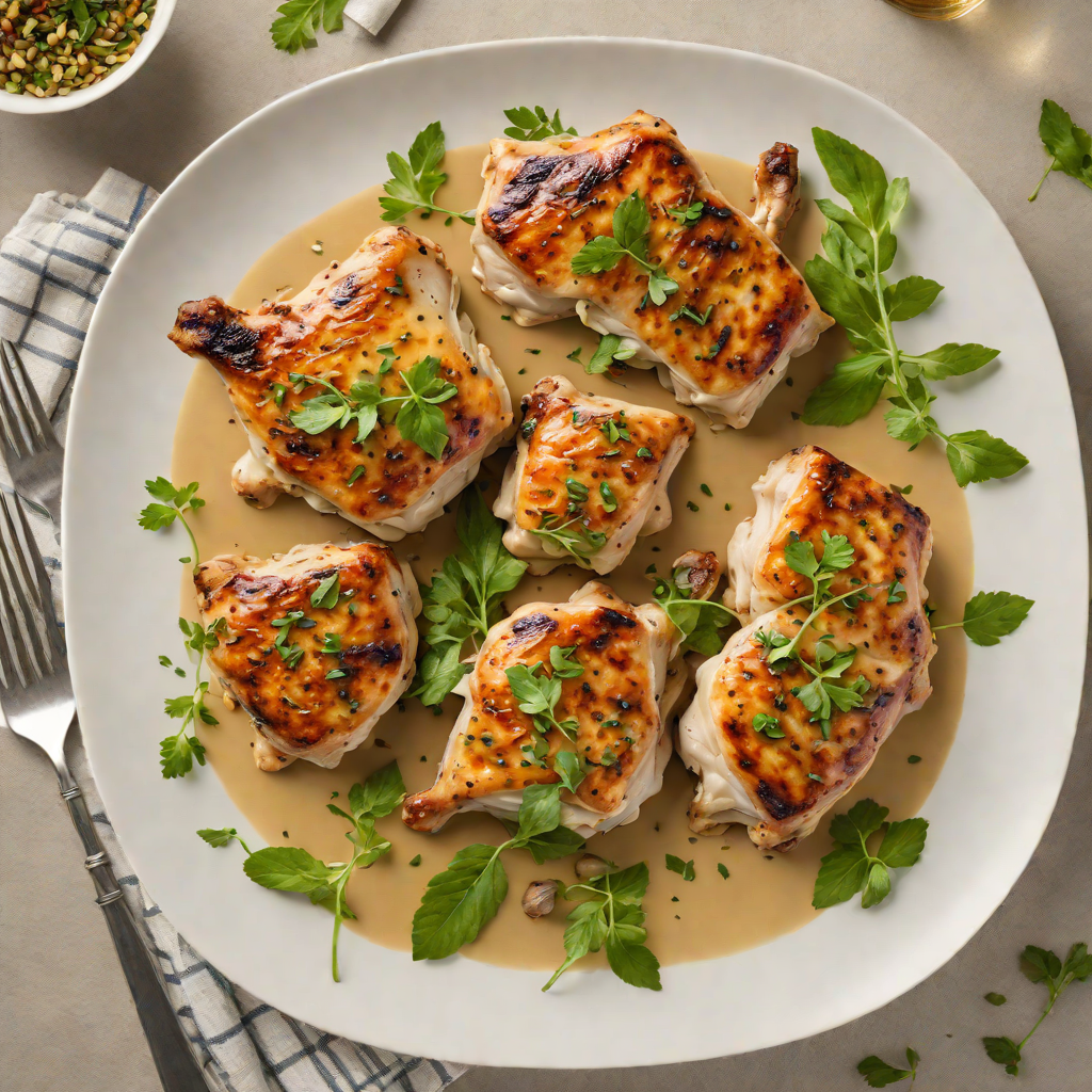 Pan-Seared Chicken Thighs with Fresh Herb Pan Sauce