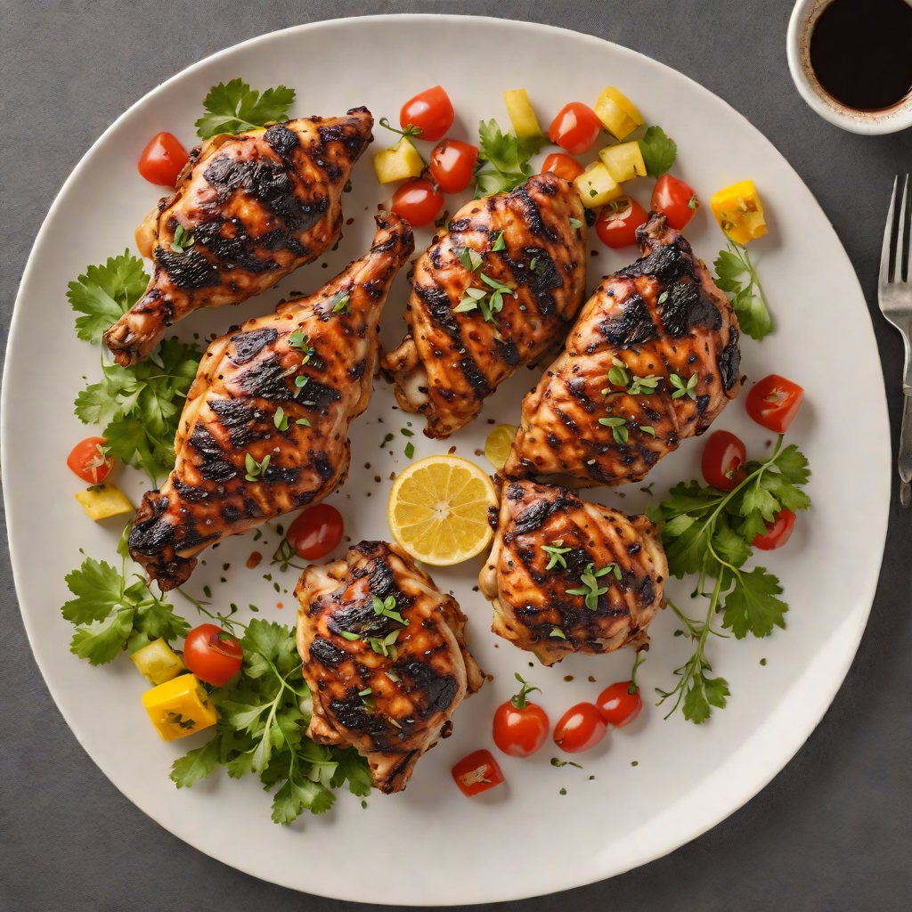 Ethiopian-Inspired Spiced Coffee Rubbed Grilled Chicken