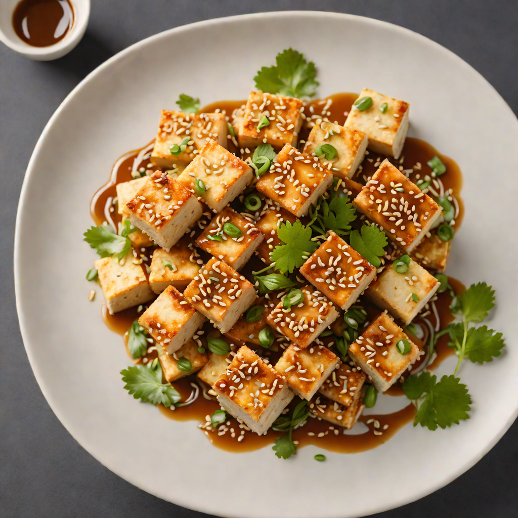 Sautéed Asian-Style Tofu with Sesame and Ginger