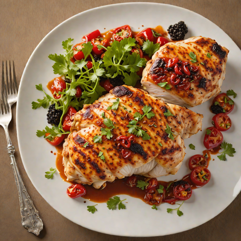 Pan-Seared Chicken with Ancho-Chipotle Chili Rub