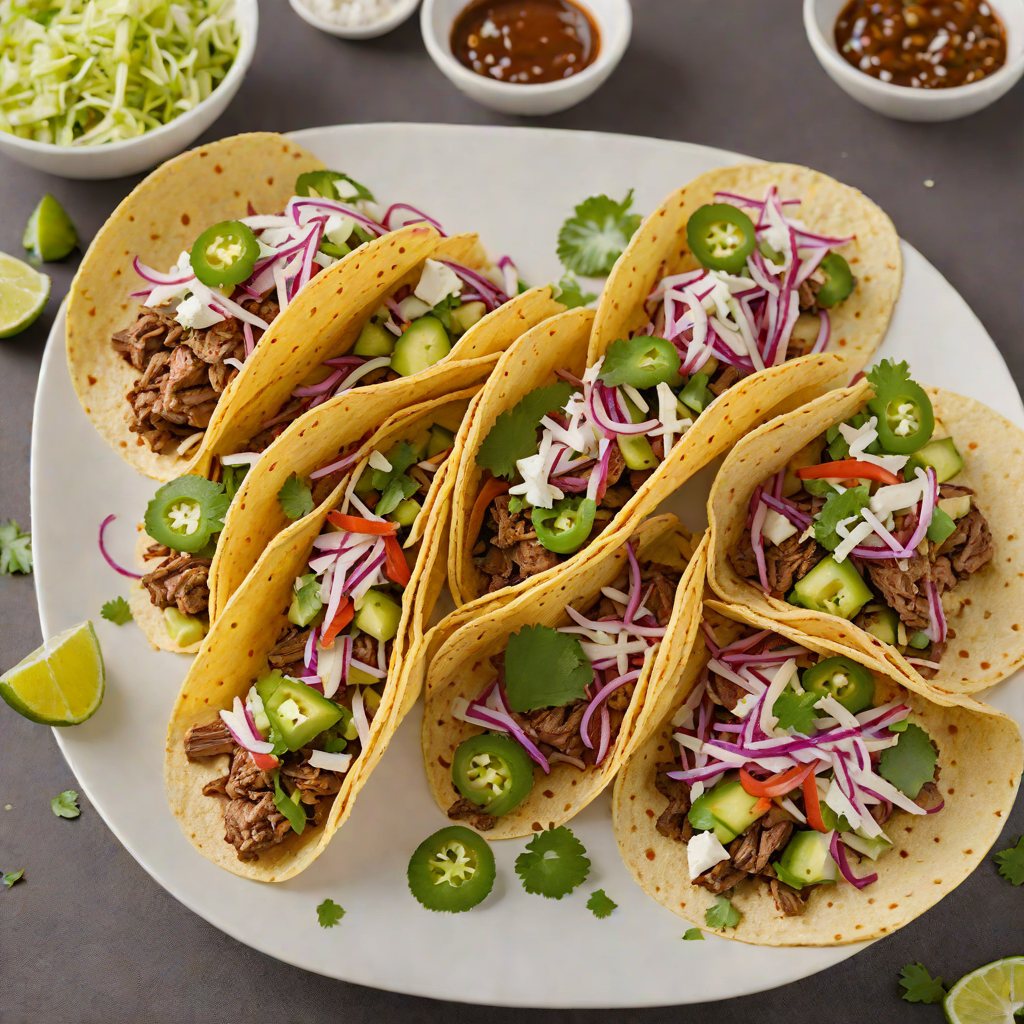 Cubed Steak Tacos with Pickled Jalapeño Slaw