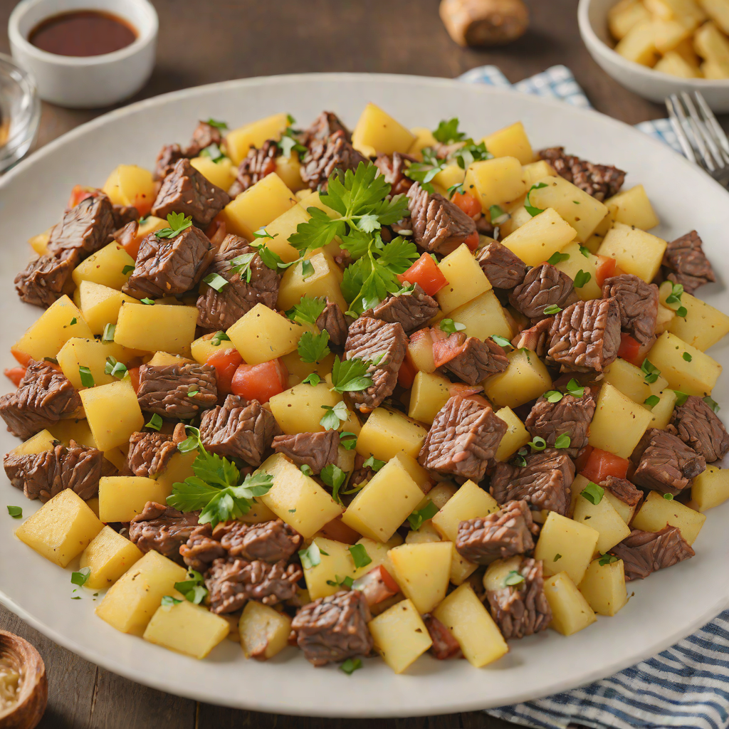 Midwestern Beef and Potato Skillet