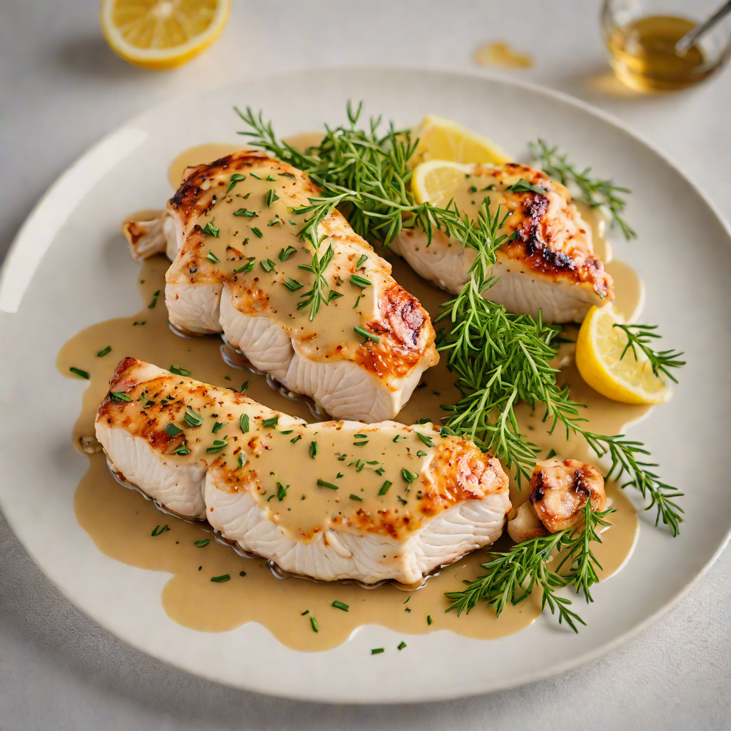 Pan-Seared Chicken with Fresh Thyme and Lemon Pan Sauce