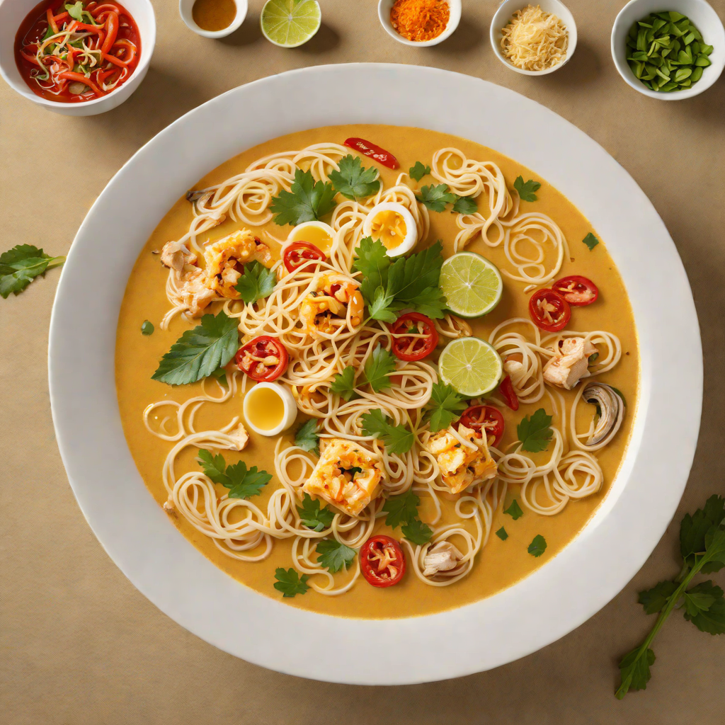 Laksa Lemak Coconut Noodle Soup