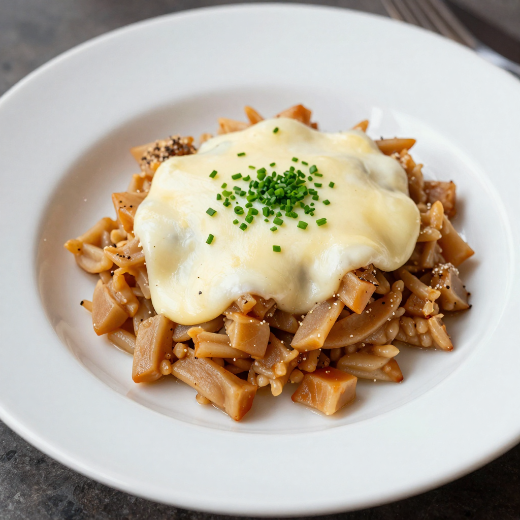 Alpine Rösti with Melted Gruyère and Chives