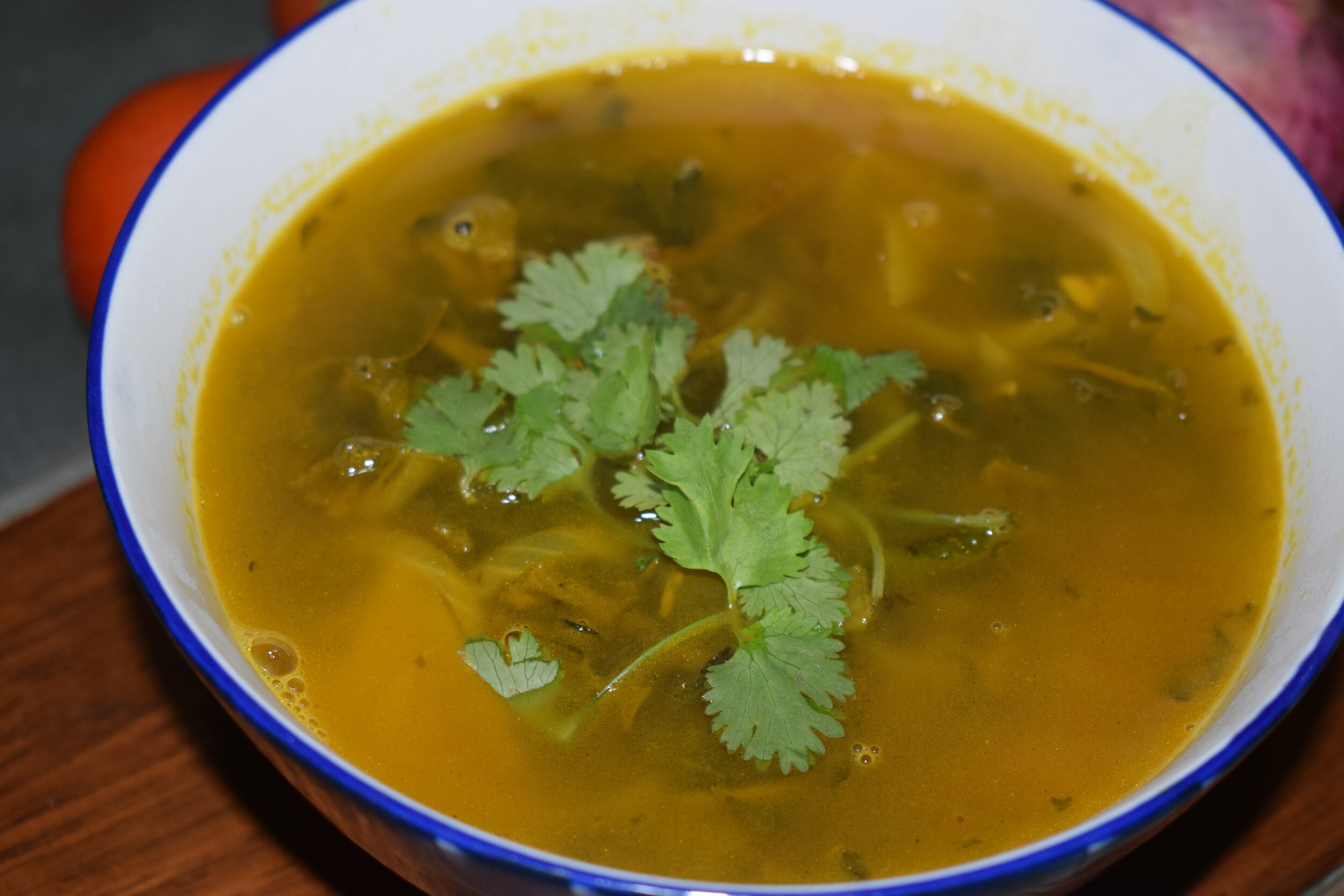 Gundruk ko Jhol Fermented Mustard Greens and Soybean Soup