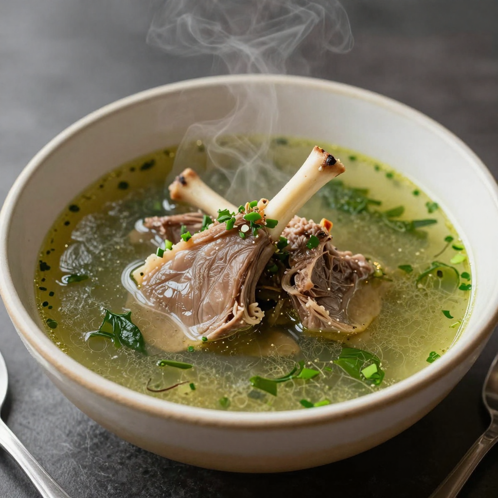 Cawl Welsh Lamb and Leek Broth