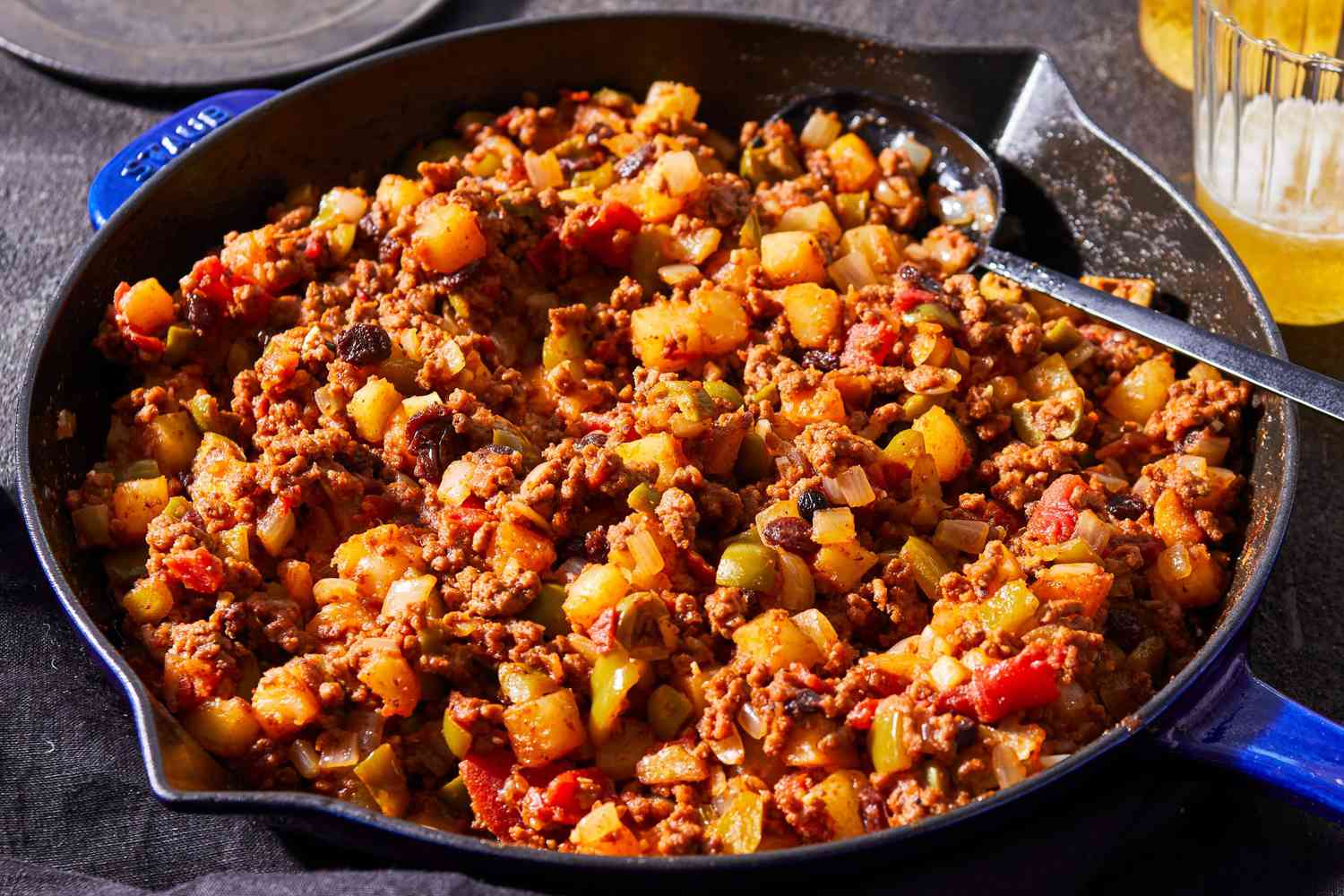 Picadillo de Papa with Corn Tortillas and Achiote