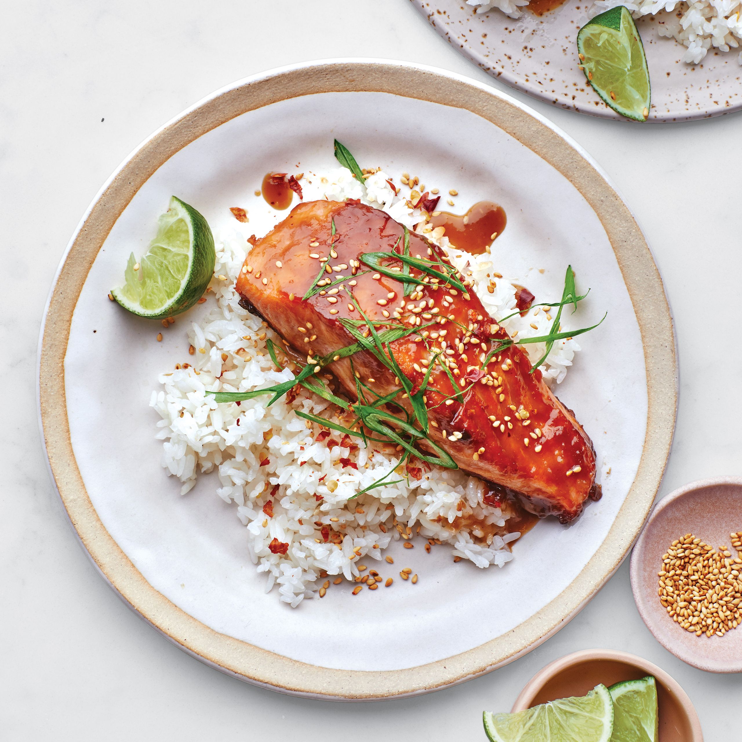 Real-Deal Sushi Rice with Miso Glazed Salmon