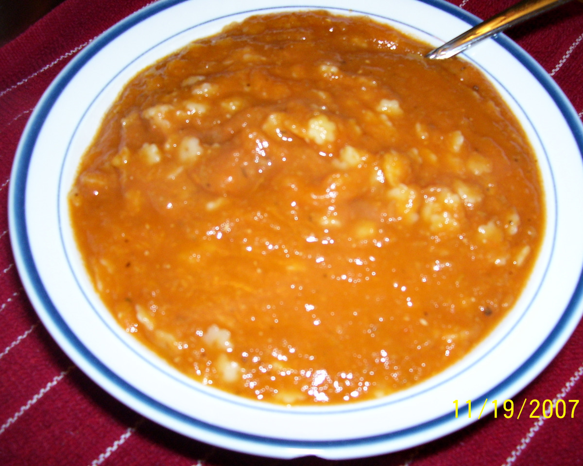 Hearty Roasted Vegetable Tomato Soup