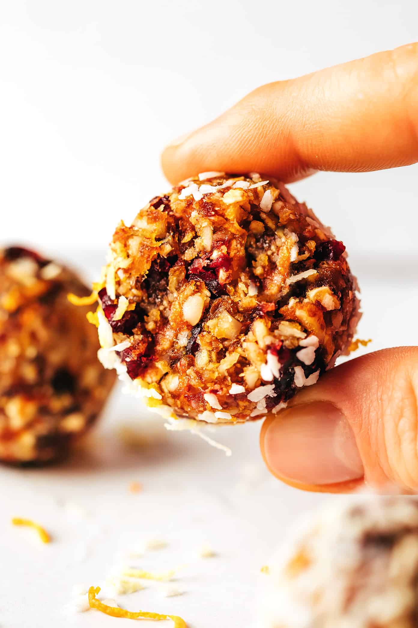 Rainbow Fruit & Nut Energy Bites