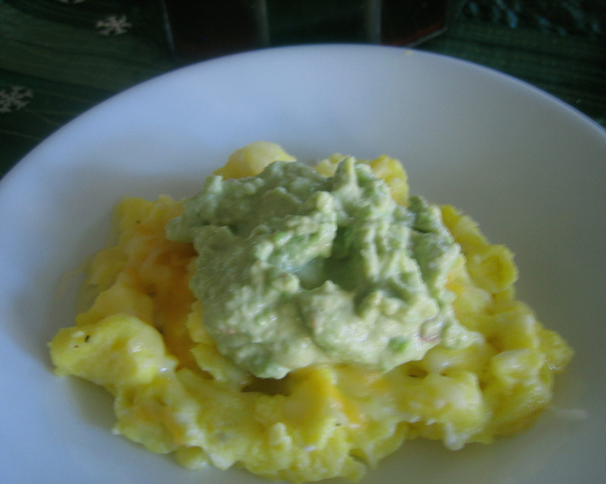Savory Egg and Vegetable Scramble with Avocado