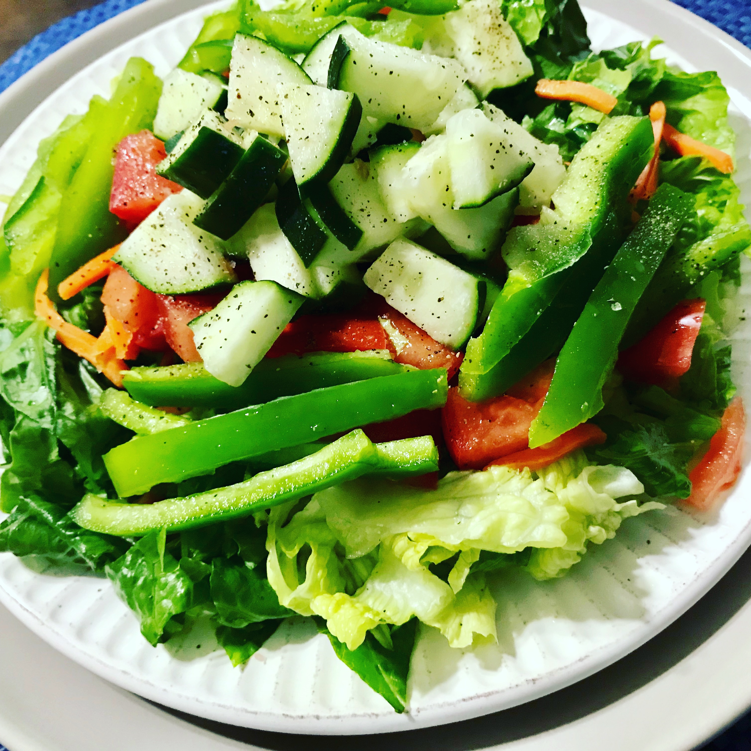 Julienned Vegetable Salad with Lemon Vinaigrette