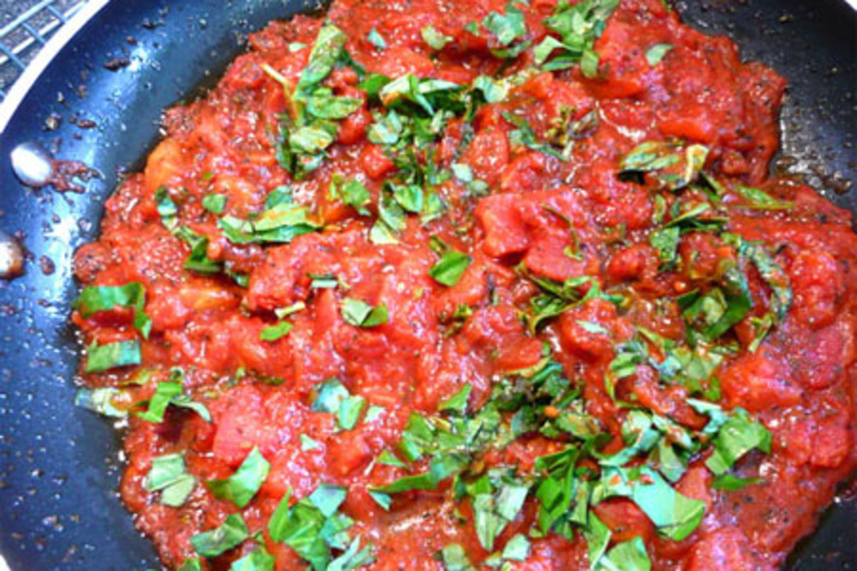 Mega Batch Tomato Basil Sauce for Pasta