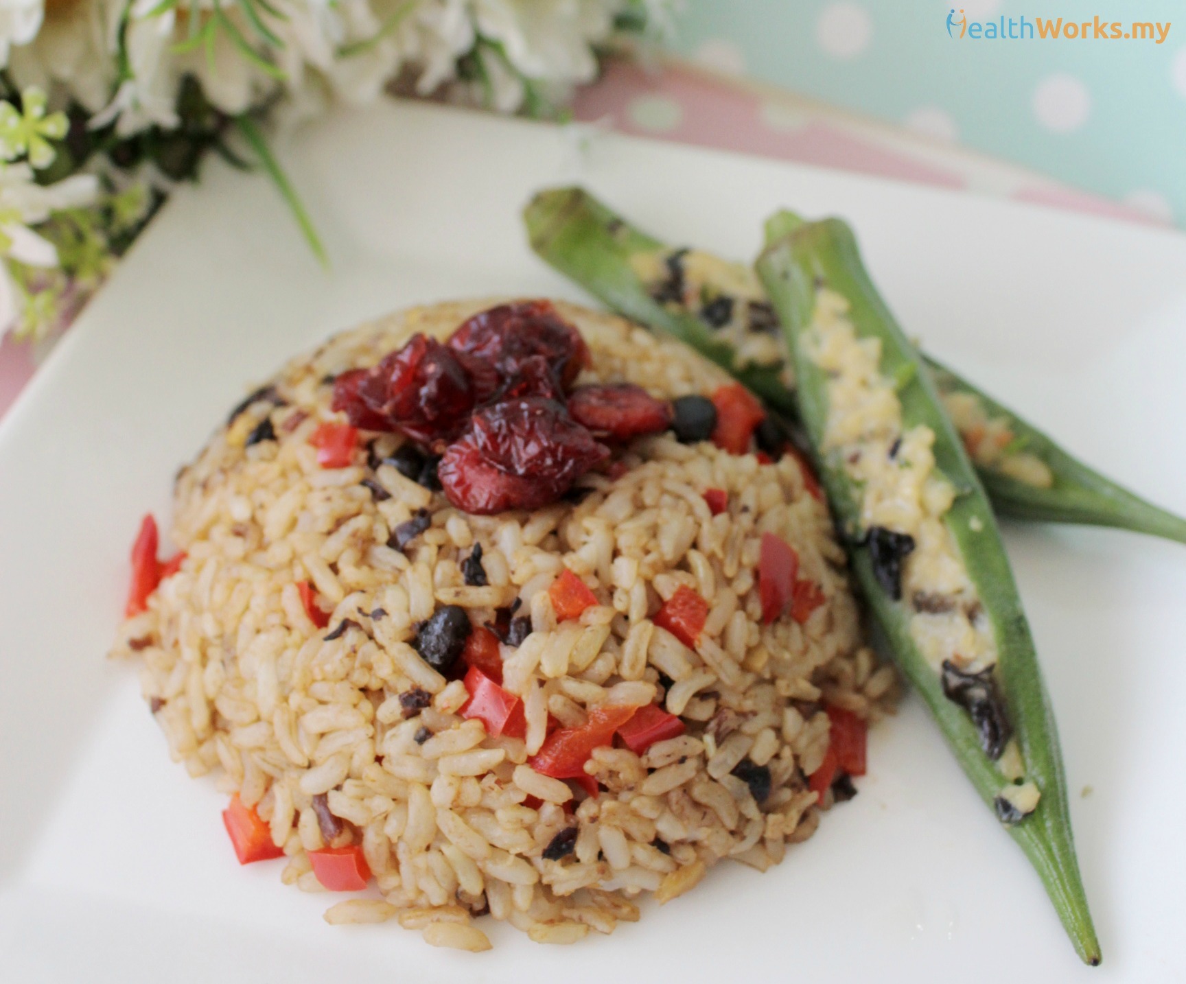 One-Pan Rice and Black Bean Fried Rice