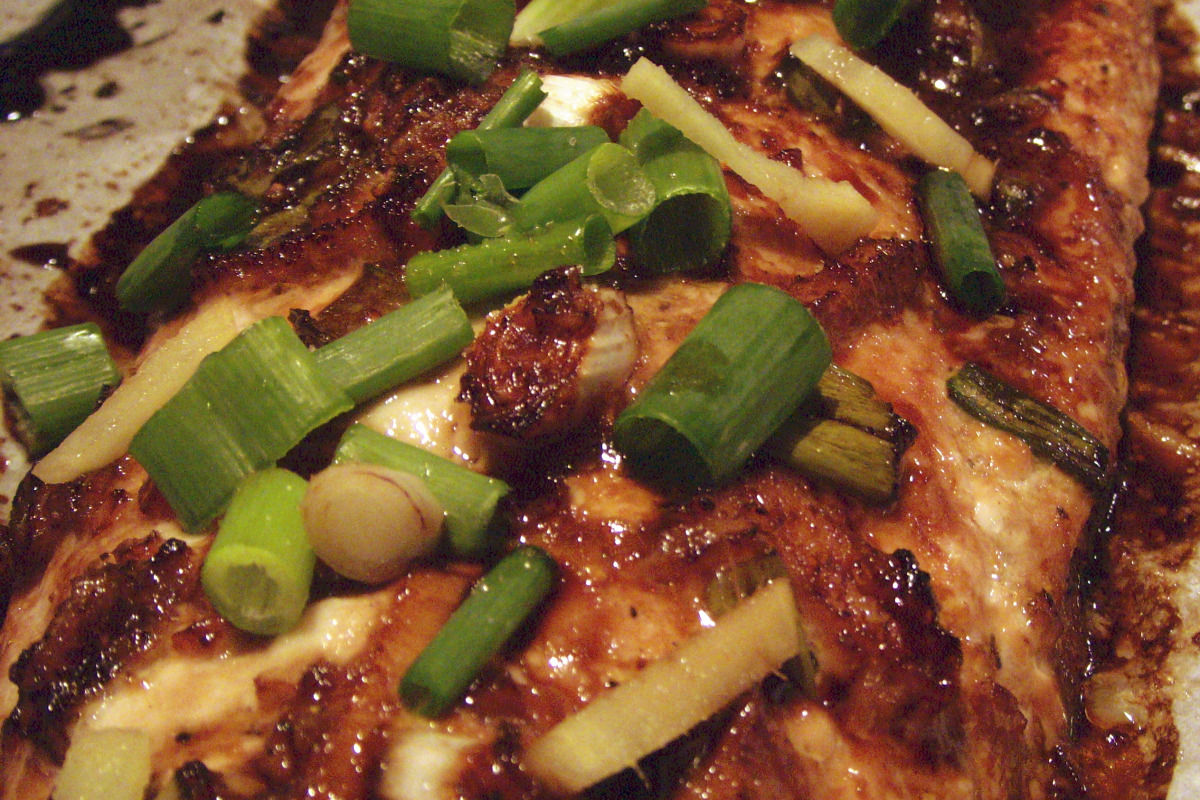 Pan-Seared Salmon with Lemon-Ginger