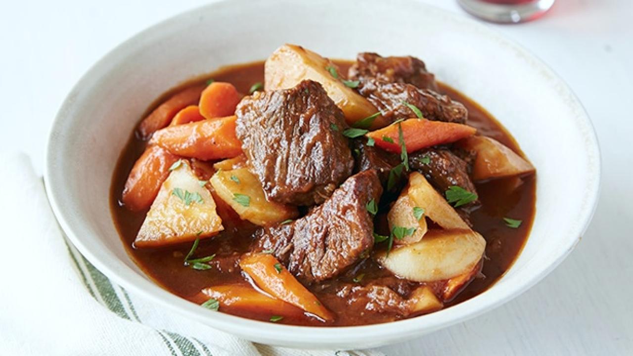 English Heritage Beef Stew with Root Vegetable Mash