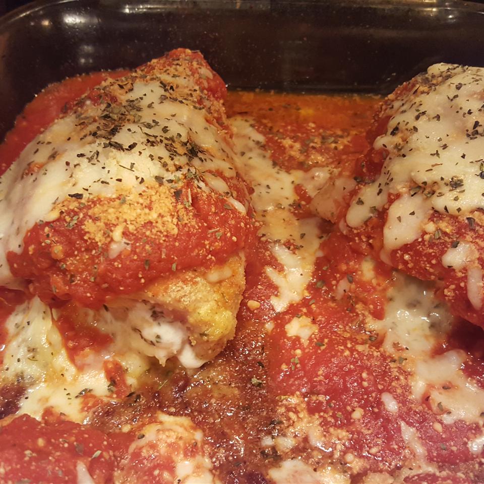Baked Italian-Style Herb and Cheese Stuffed Chicken Breast