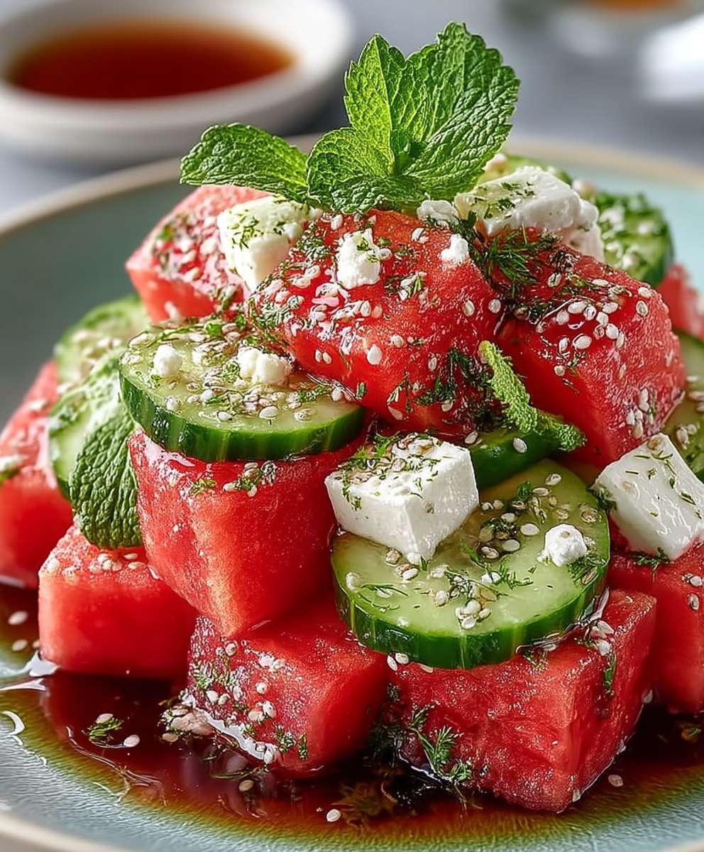 Charlotte Watermelon and Feta Summer Salad