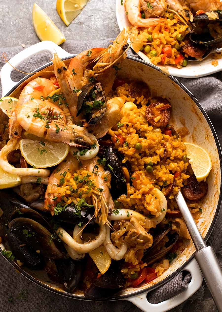 22 Spanish Tapas Dinner Recipes: Patatas Bravas, Gambas & Sheet-Pan Paella