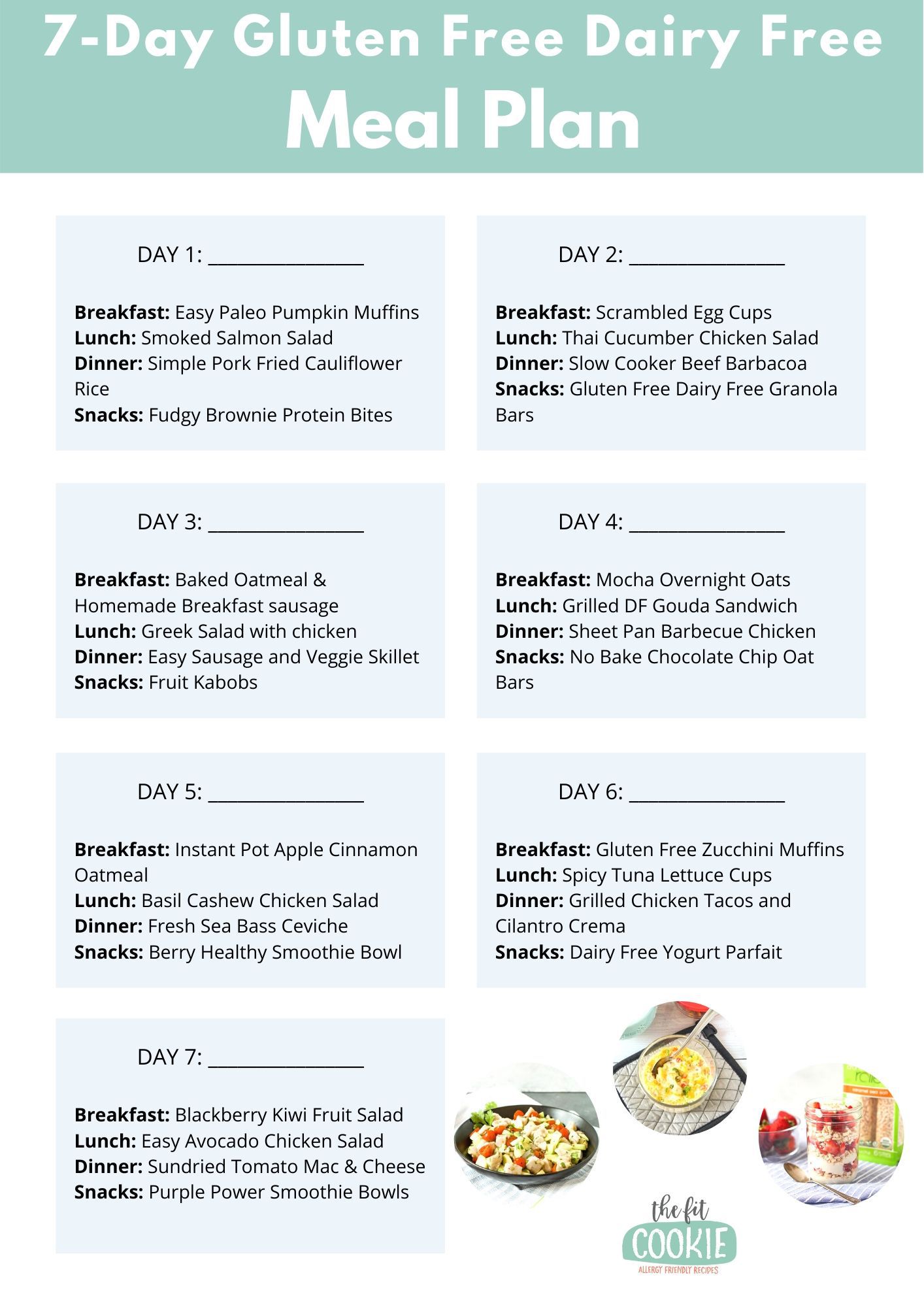 The Complete Gluten-Free Meal Plan: 50+ Recipes + Shopping List for 2026